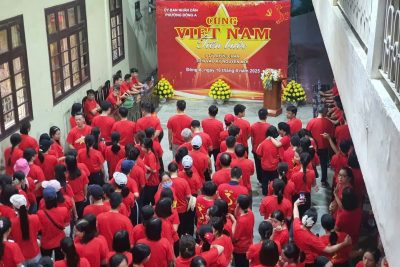 Trường mầm non Mỹ Hà hưởng ứng phong trào “Cùng Việt Nam tiến bước”, “1 tỷ bước chân tiến vào kỷ nguyên mới”